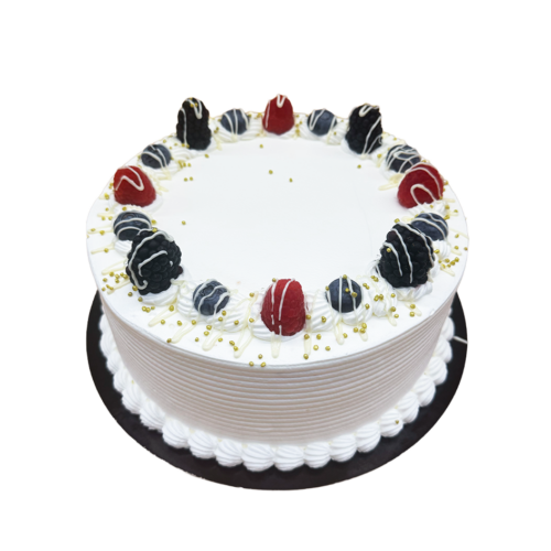 Vanilla Sponge - Mixed Berry + Vanilla Chantilly